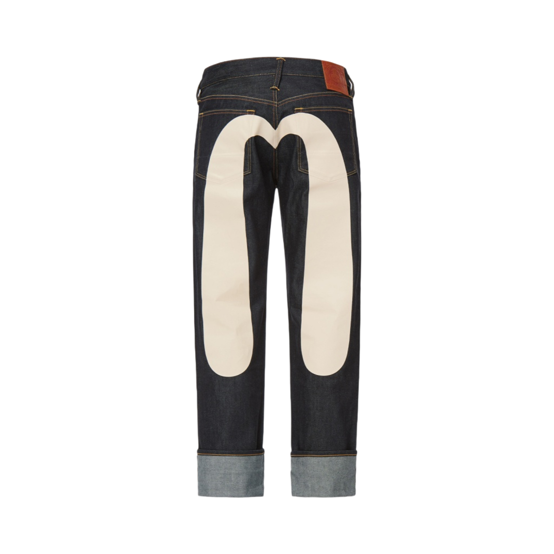 2ESHTM2JE91000CT Evisu Daicock Print Baggy Jeans #2000 Ecru