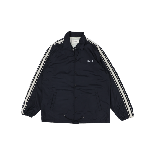 ITH8DA2PSFWK [B등급] Celine Vintage Coach Jacket Nylon Black