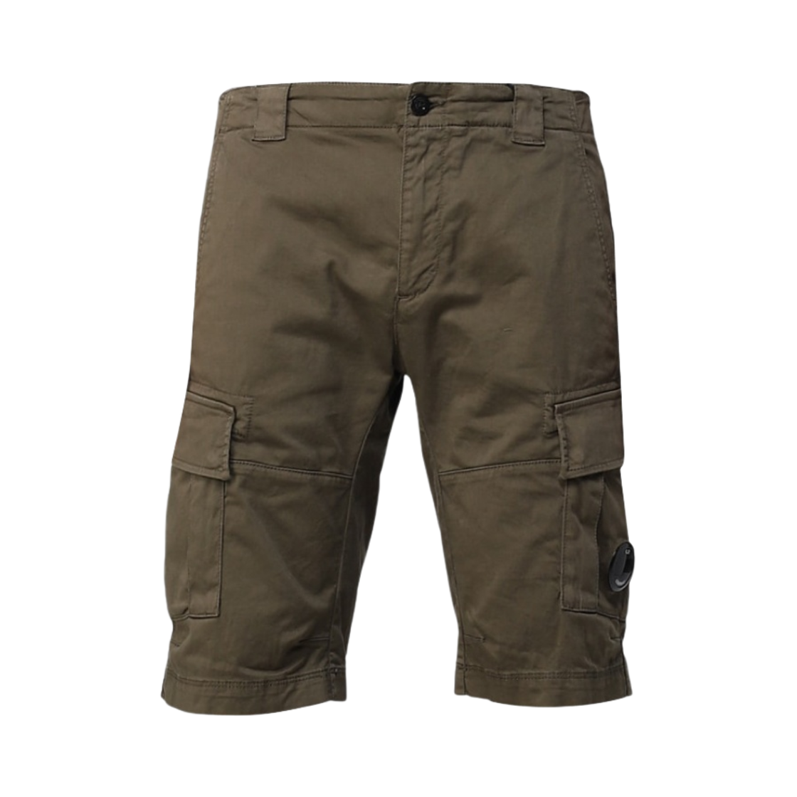 C.P. 컴퍼니 스트레치 사틴 카고 쇼츠 아이비 그린 - 23SS(C.P. Company Stretch Sateen Cargo Shorts Ivy Green - 23SS) - 1