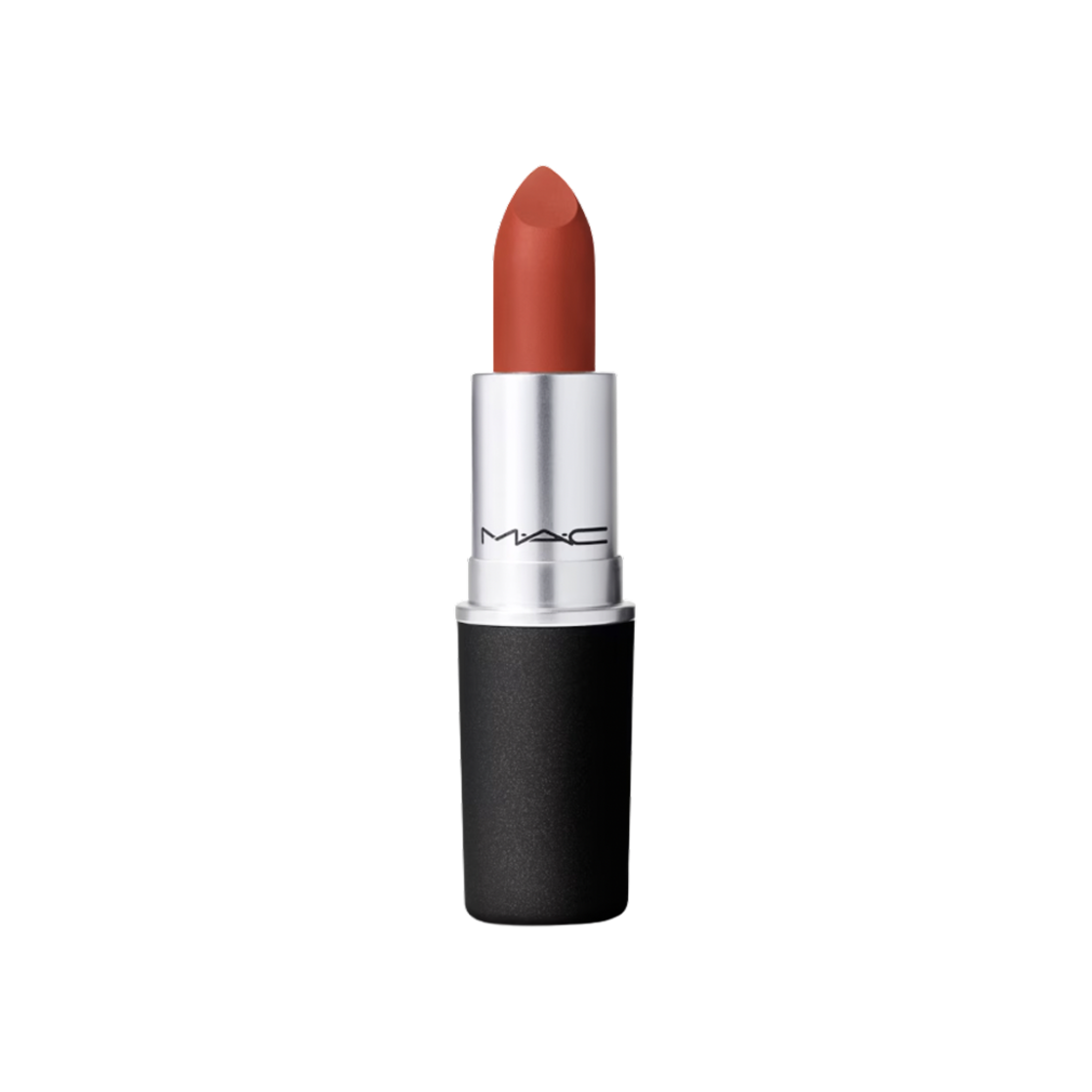 - MAC Powder Kiss Lipstick Devoted to Chili