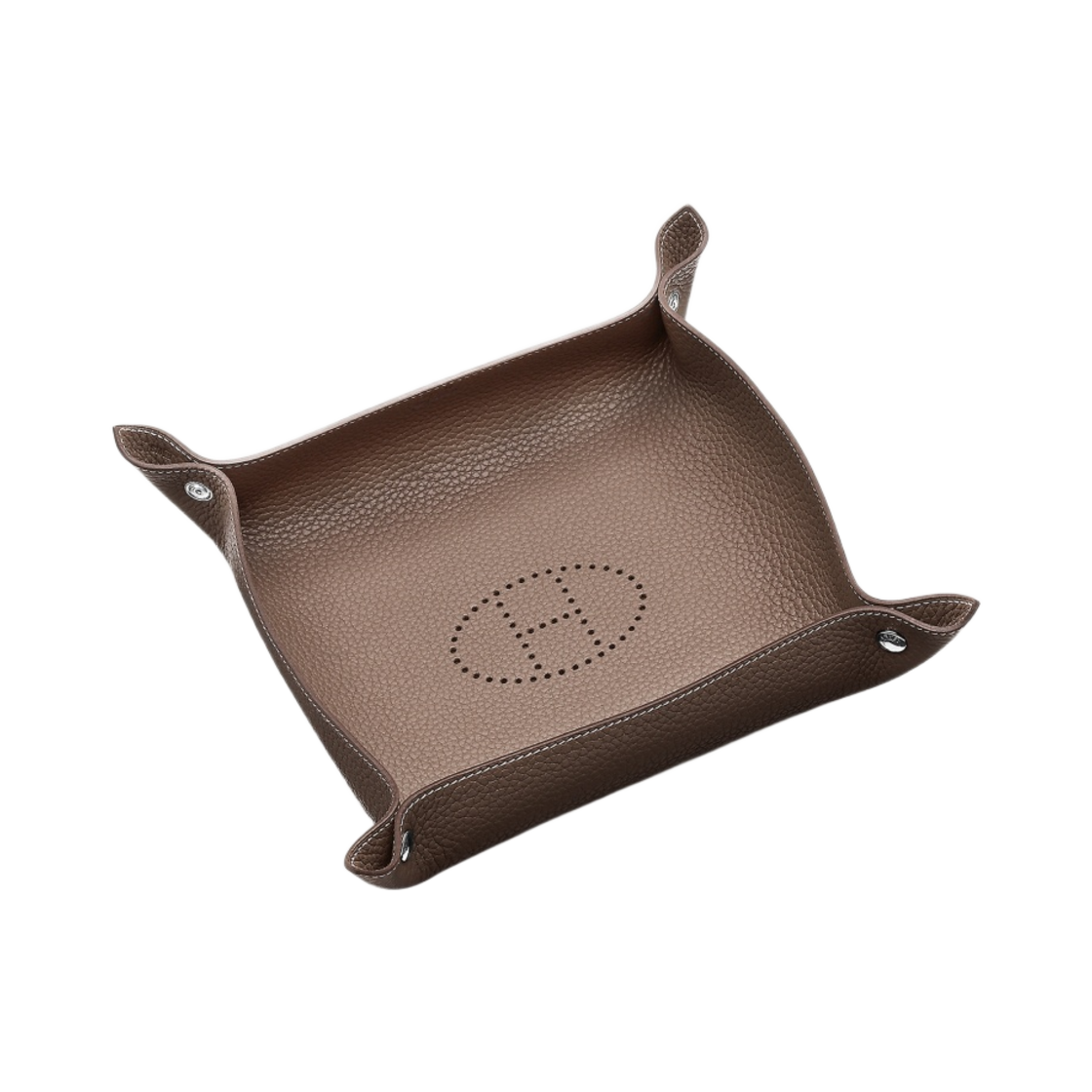 H400060M18 Hermes Mises et Relances Change Tray Etoupe