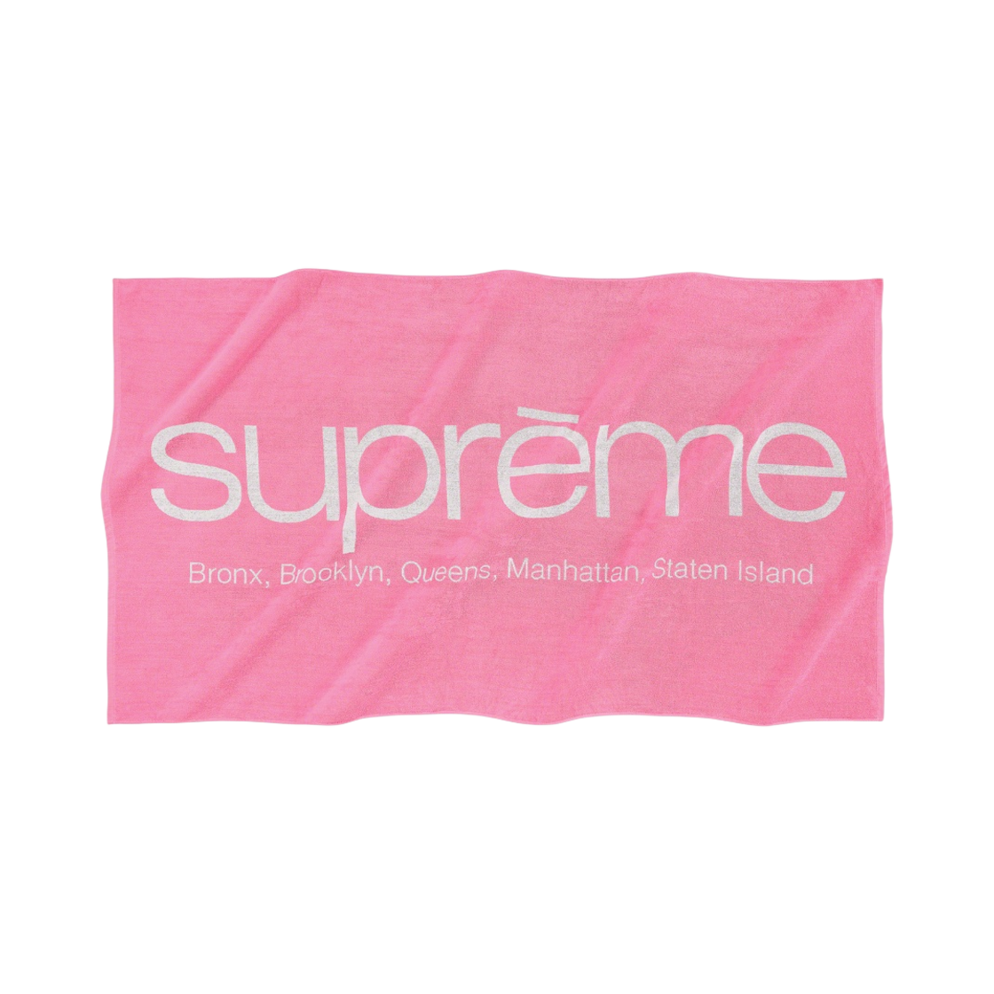 슈프림 파이브 버로우스 타월 핑크 - 21SS(Supreme Five Boroughs Towel Pink - 21SS) - 1