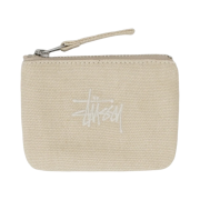 Stussy Canvas Coin Pouch Natural