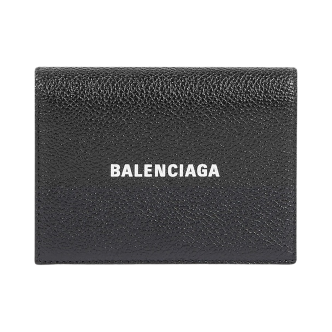 발렌시아가 그레인드 카프스킨 캐쉬 바이폴드 카드 홀더 블랙(Balenciaga Grained Calfskin Cash Bi-Fold Card Holder Black) - 1