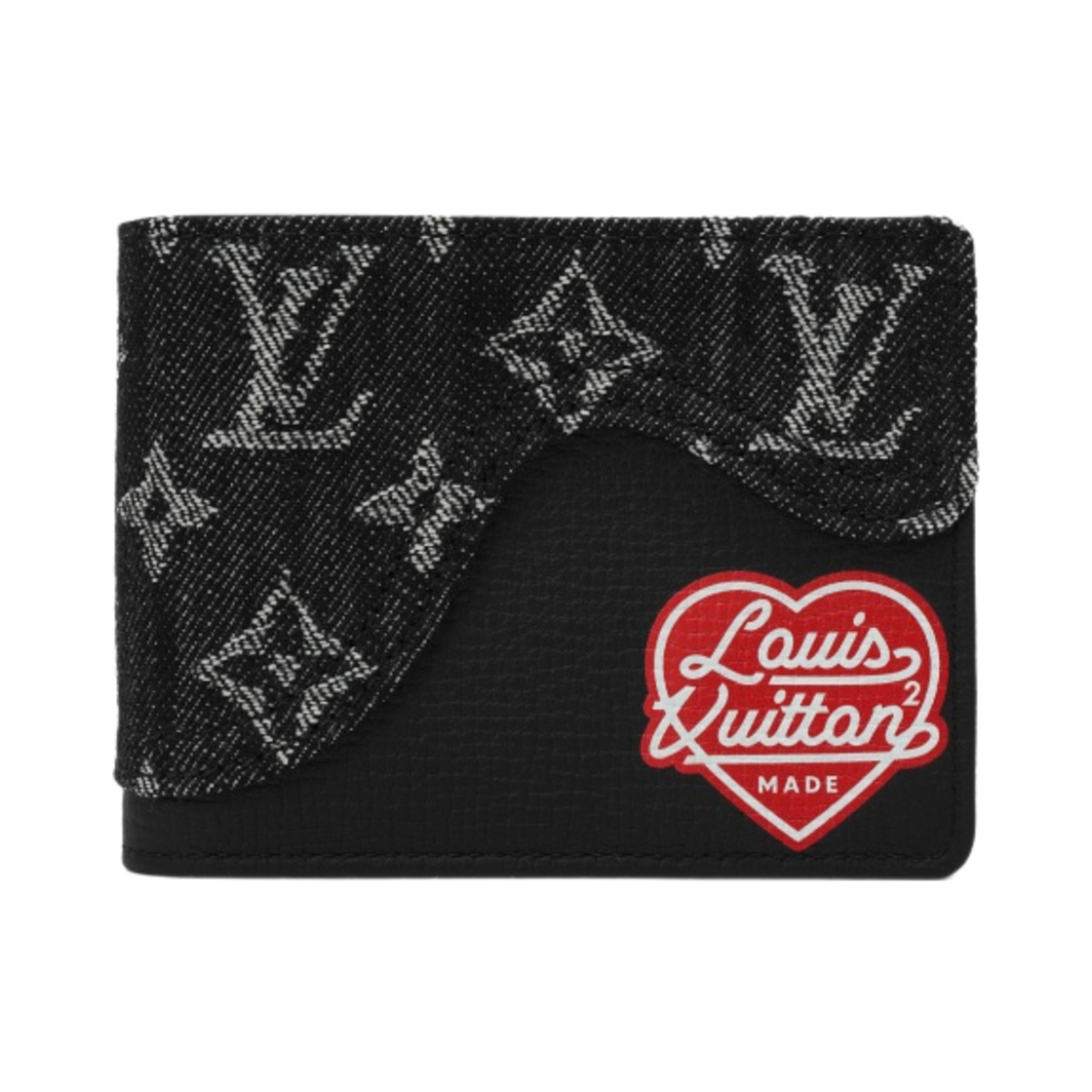 루이비통 x 니고 슬렌더 월렛 블랙(Louis Vuitton x Nigo Slender Wallet Black)