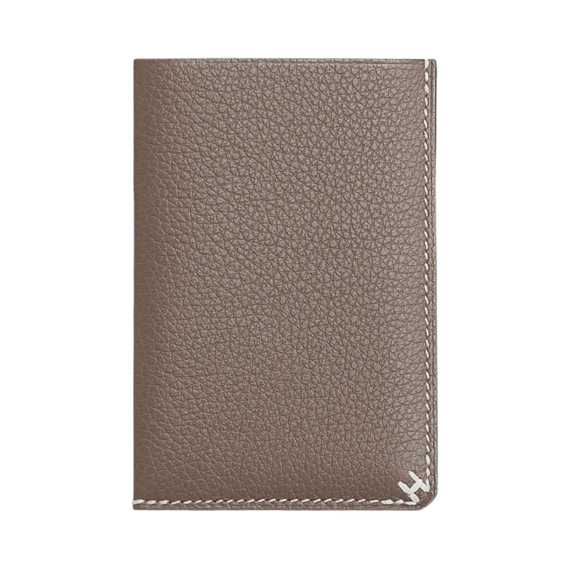 에르메스 H 셀리에 카드 홀더 에버컬러 & 에뚜쁘(Hermes H Sellier Card Holder Evercolor & Etoupe) - 3