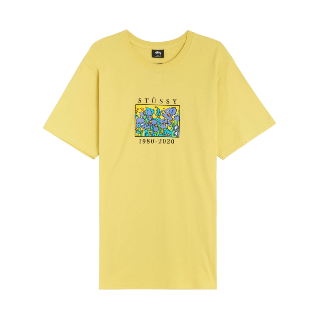 스투시 아이리스 티셔츠 레몬(Stussy Irises T-Shirt Lemon) - 1