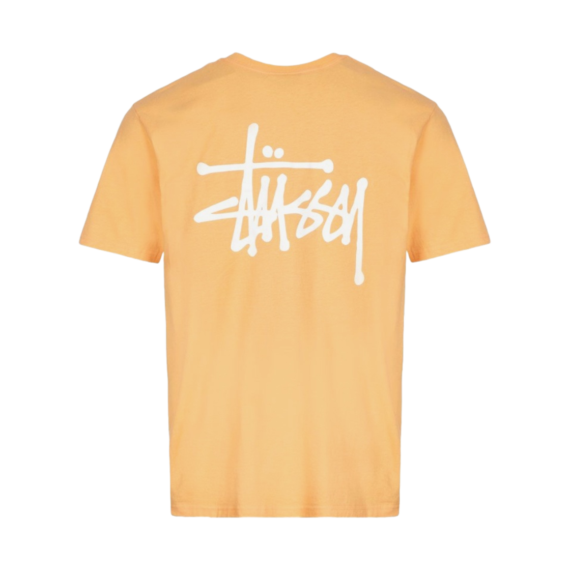 스투시 베이직 스투시 티셔츠 피치 2021(Stussy Basic Stussy T-Shirt Peach 2021) - 1