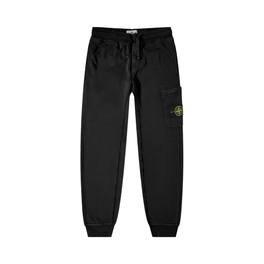 761564551-V0029 Stone Island 64551 Cotton Fleece Cargo Pants Black - 22SS