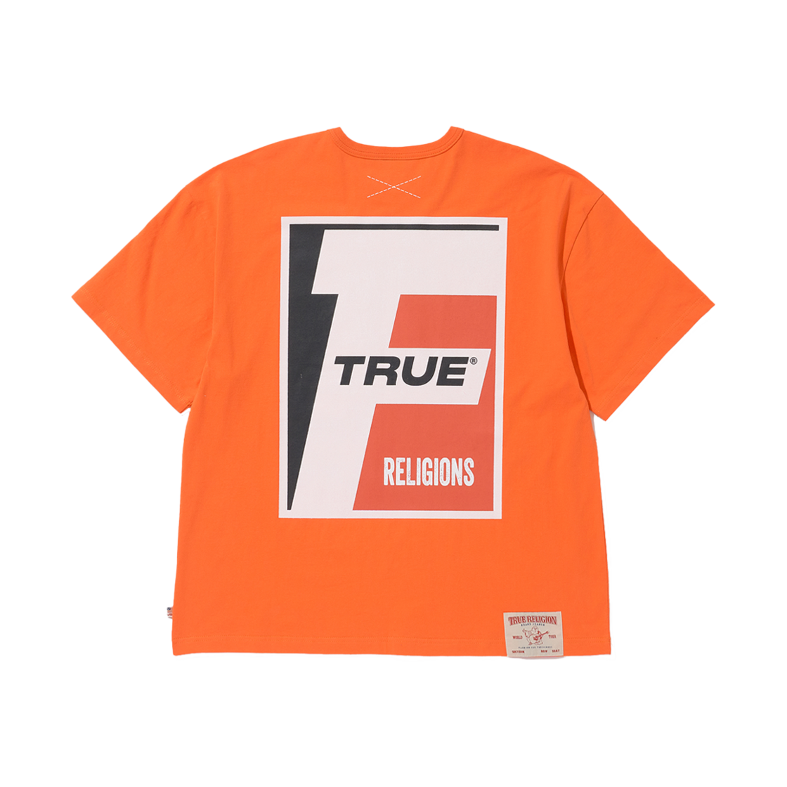 트루릴리젼 트람 오일 숏 슬리브 오렌지(True Religion Tram Oil Short Sleeve Orange)