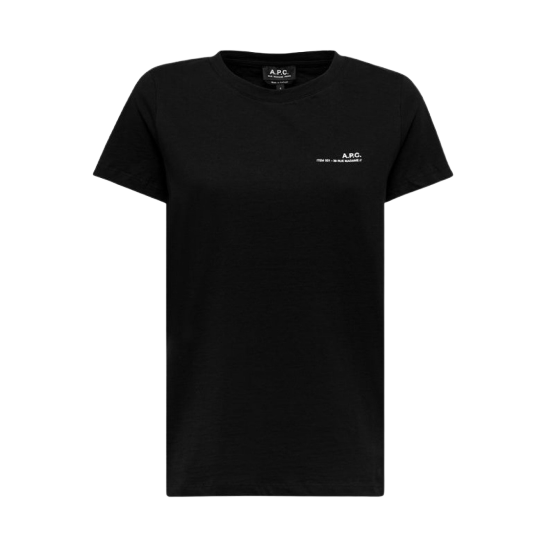 COEOP-F26012-LZZ (W) A.P.C. Item T-Shirt Black
