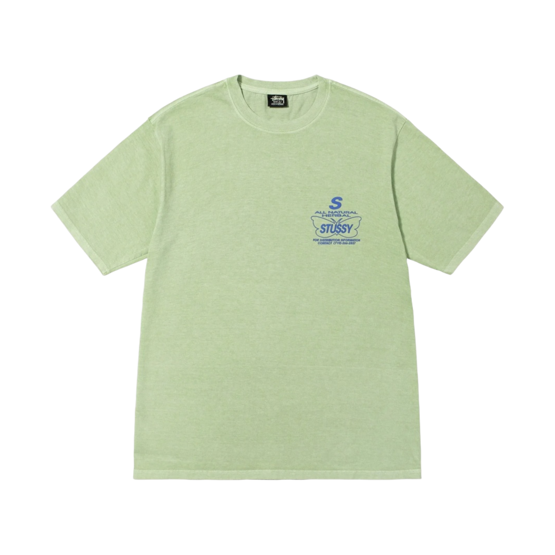 스투시 올 내츄럴 피그먼트 다이드 티셔츠 세이지(Stussy All Natural Pigment Dyed T-shirt Sage) - 2