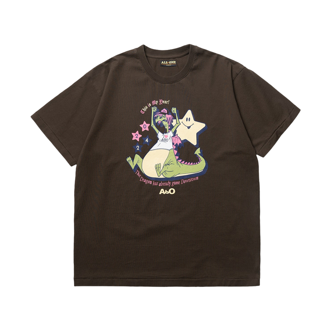 에이비오 이어 티셔츠 브라운(ABO Year T-Shirt Brown)