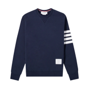 Thom Browne Engineered 4-Bar Sweatshirt Navy