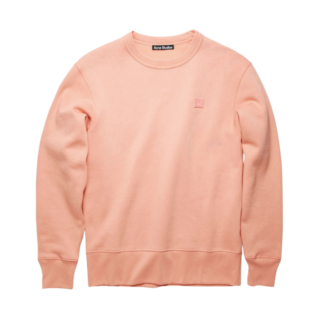 아크네 스튜디오 페어뷰 페이스 크루넥 스웨트셔츠 페일 핑크(Acne Studios Fairview Face Crewneck Sweatshirt Pale Pink) - 1