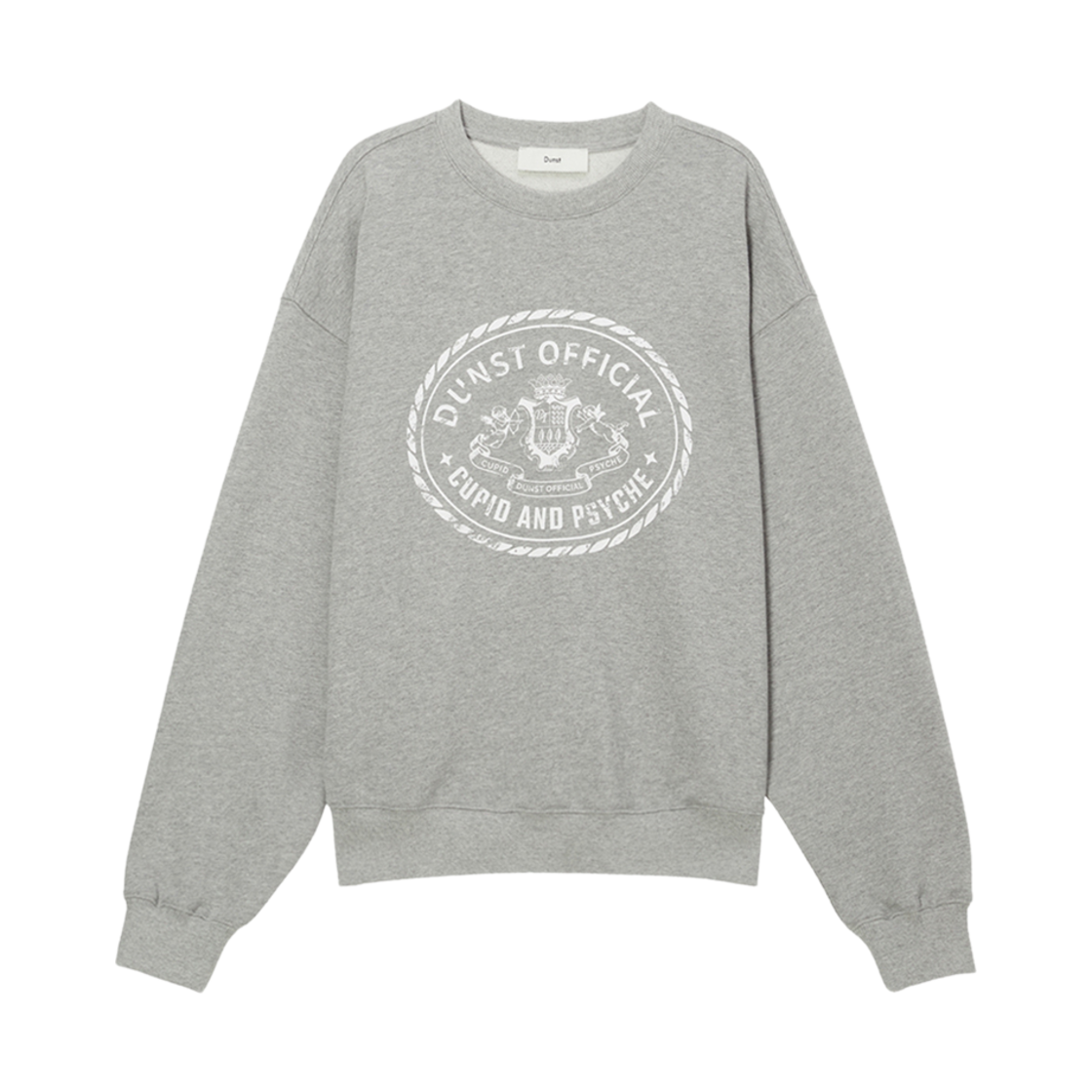 던스트 큐피드 캠퍼스 스웨트셔츠 멜란지 그레이(Dunst Cupid Campus Sweatshirt Melange Grey)