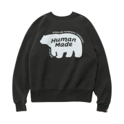 Human Made Raglan Crew Neck Sweatshirt Black