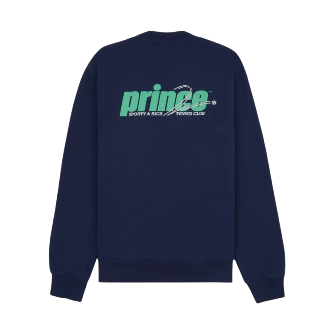 스포티 앤 리치 x 프린스 리바운드 크루넥 네이비 클린 민트(Sporty & Rich x Prince Rebound Crewneck Navy Clean Mint) - 2