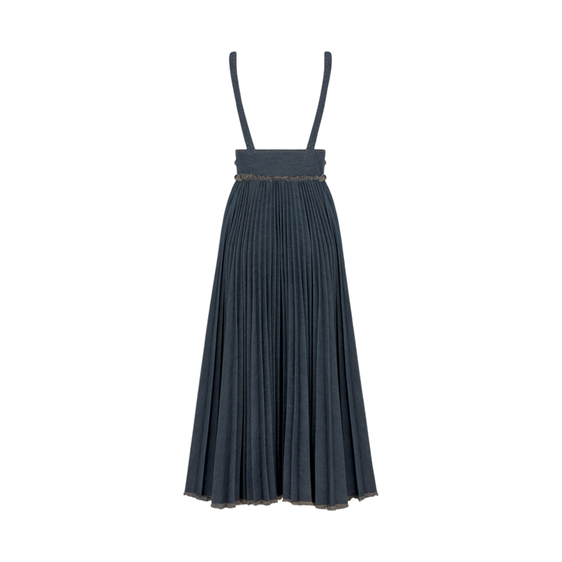 (W) 디올 미드 플리츠 드레스 블루 데님((W) Dior Mid-Length Pleated Dress Blue Denim) - 2