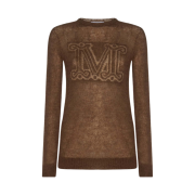 (W) Max Mara Ocra Mohair Sweater Brown