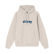 Stussy Typewriter Hoodie Smoke