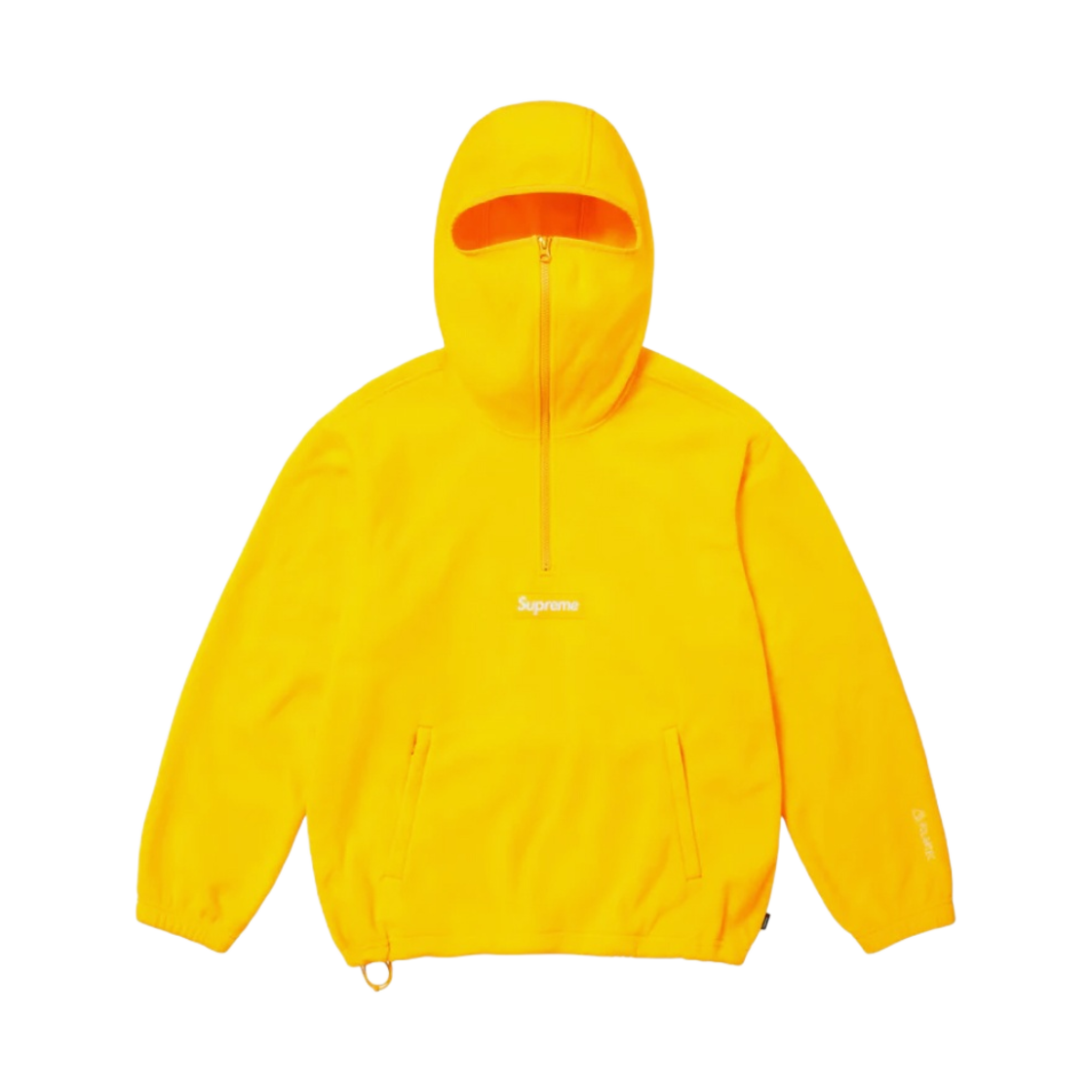 슈프림 폴라텍 페이스마스크 하프 집 후드 스웨트셔츠 옐로우 - 23FW(Supreme Polartec Facemask Half Zip Hooded Sweatshirt Yellow - 23FW) - 1