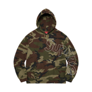 Supreme Reflective Hooded Sweatshirt Woodland Camo - 21FW