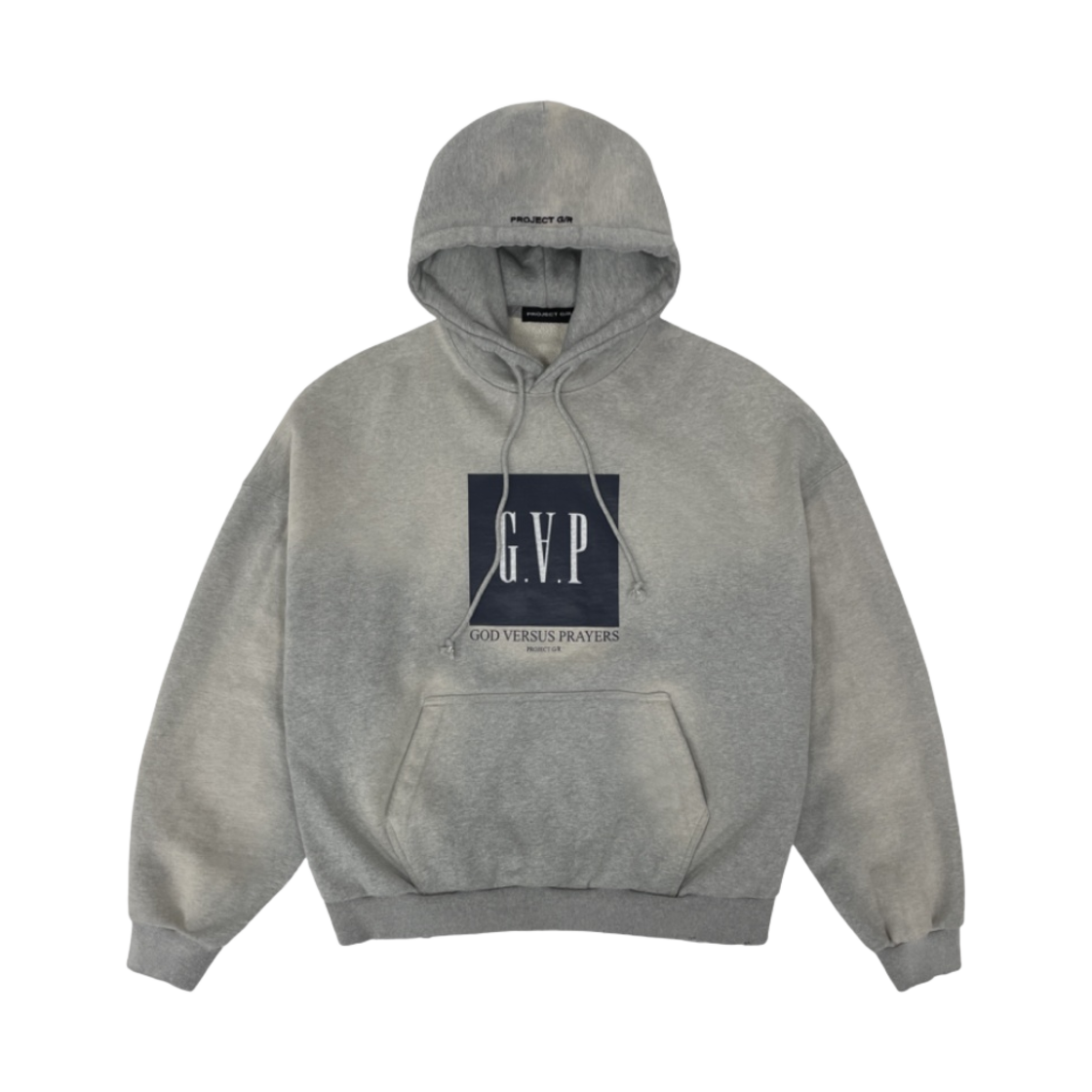 프로젝트 G/R GVP 워시드 후드 멜란지 그레이(Project G/R GVP Washed Hoodie Melange Grey)