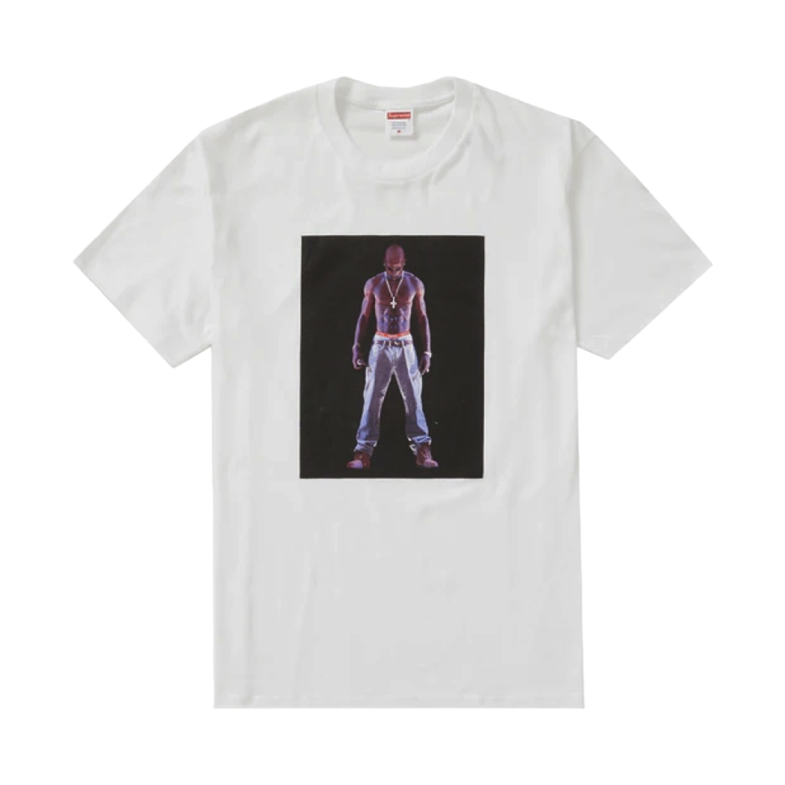 - Supreme Tupac Hologram T-Shirt White - 20SS