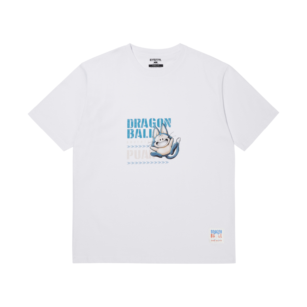 드래곤볼 그래픽 티셔츠 Vol.1 푸알 화이트(DB Graphic T-shirt VOL.1 Puar White)