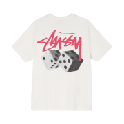 Stussy Roll The Dice Pigment Dyed T-Shirt Natural