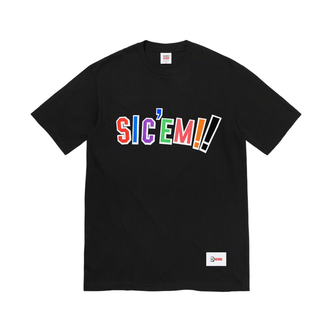 슈프림 x 더블탭스 식'엠! 티셔츠 블랙 - 21FW