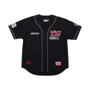BDNS x LG TWINS Classic Logo Baseball Jersey Black (Non Marking Ver.)