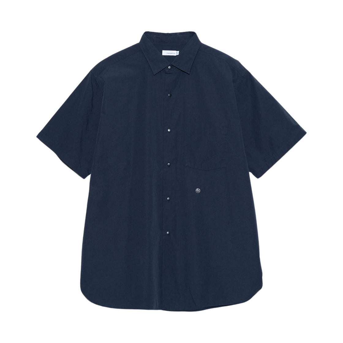 SUGS405 Nanamica Regular Collar Wind S/S Shirt Dark Navy