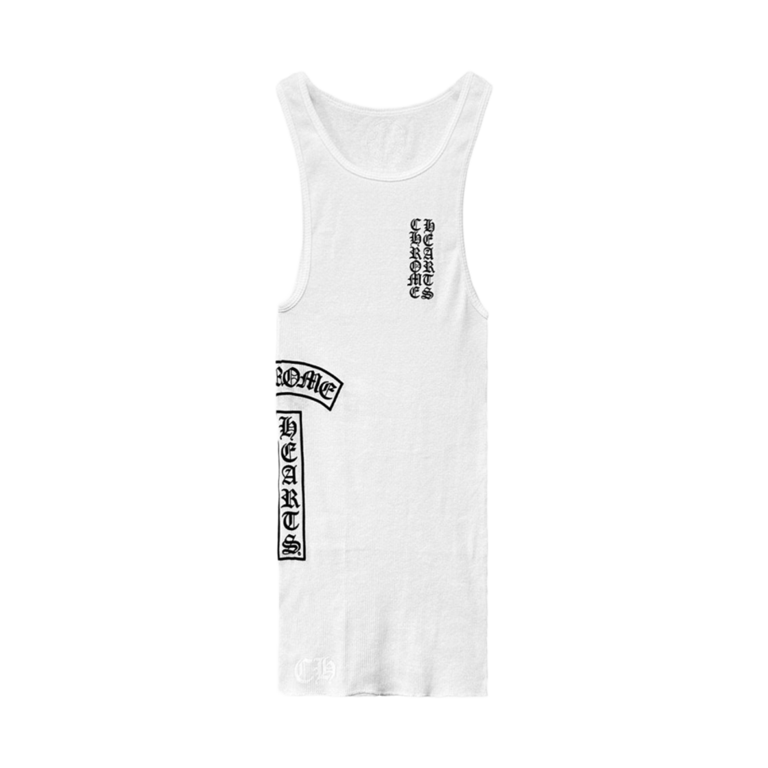 크롬하츠 티바 스크립트 로고 탱크탑 화이트(Chrome Hearts T-Bar Script Logo Tank Top White)