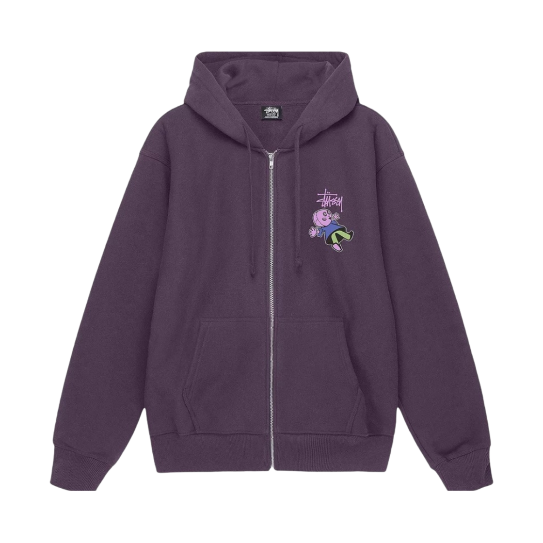 스투시 돌리 후드 집업 그레이프(Stussy Dollie Zip Hoodie Grape) - 2