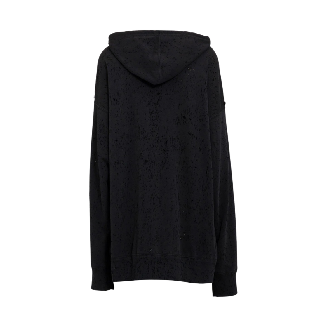 (W) MM6 메종 마르지엘라 후드 집업 블랙((W) MM6 Maison Margiela Zip Hooded Black) - 2