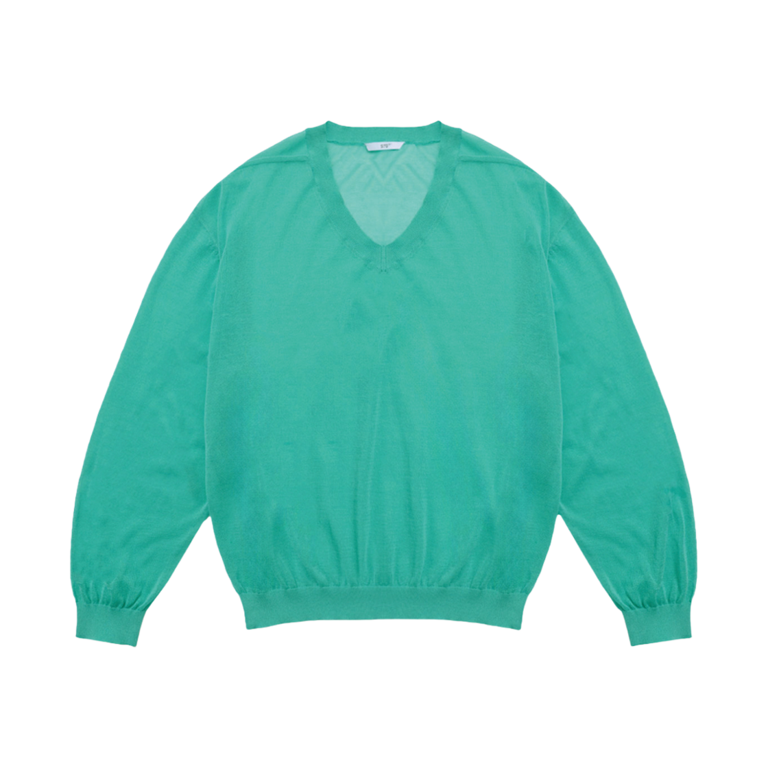 2502MKNMT STU Sheer V-neck Knit Mint