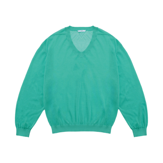 2502MKNMT STU Sheer V-neck Knit Mint