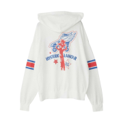 (W) Hysteric Glamour Hysteric Rollers Hoodie White