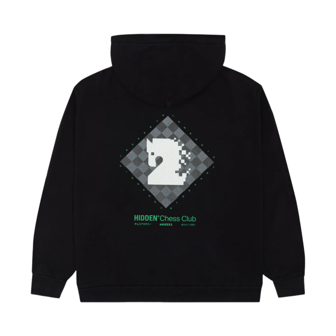 히든 NY 체스 클럽 후드 블랙(Hidden NY Chess Club Hoodie Black)
