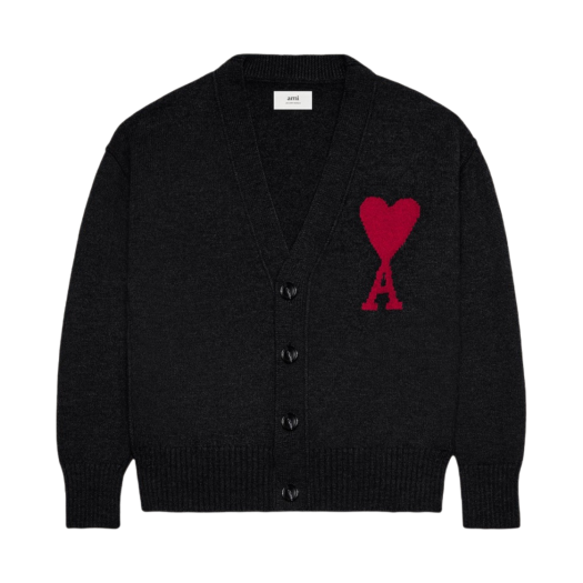 BFUKC006-018-009 AMI de Coeur Cardigan Black