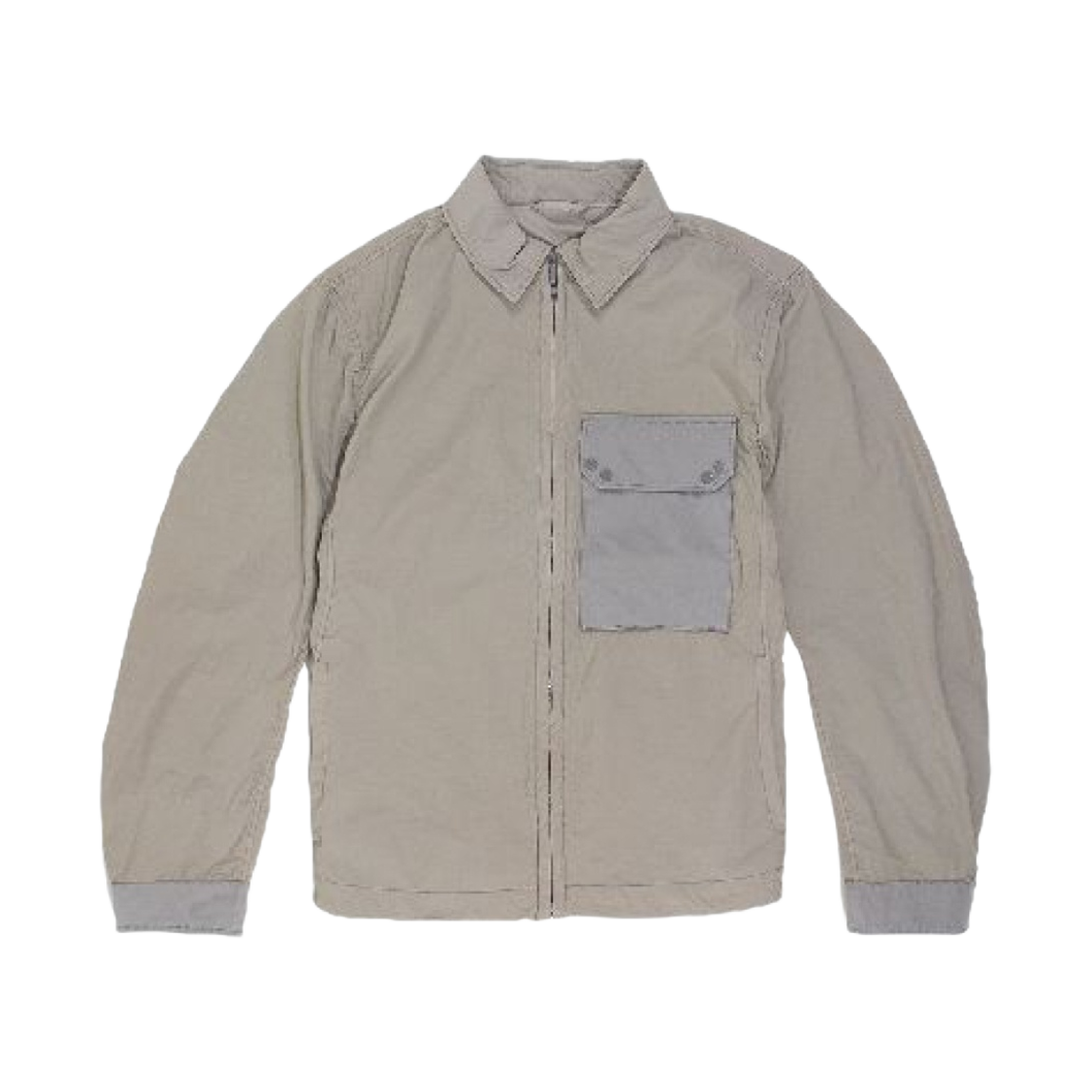 23CTCUC04111-003780-942 Ten C Pocket Zip Up Overshirt Granite Grey
