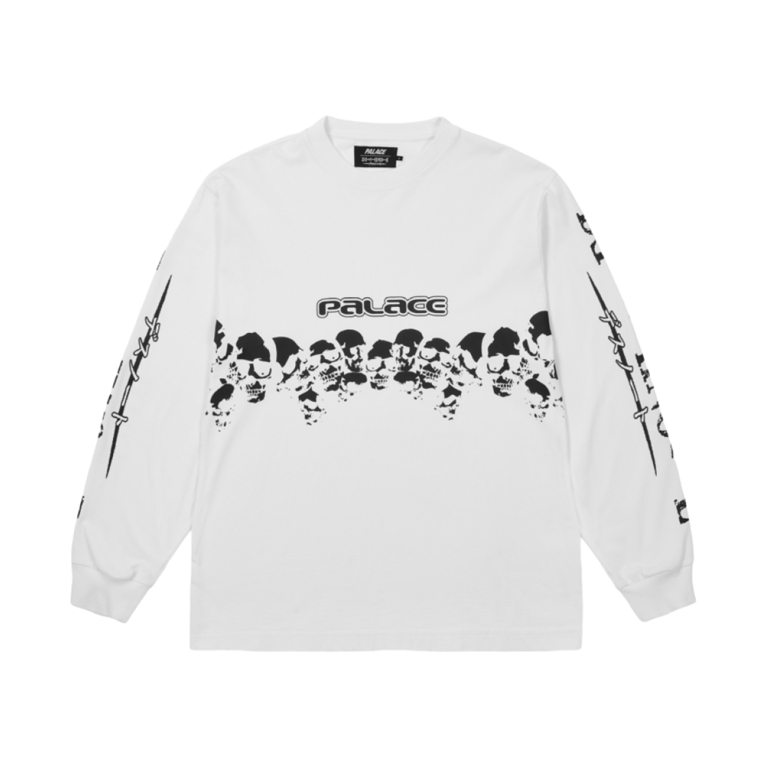 팔라스 x 데스 노트 롱슬리브 화이트 - 25SS(Palace x Death Note Longsleeve White - 25SS)
