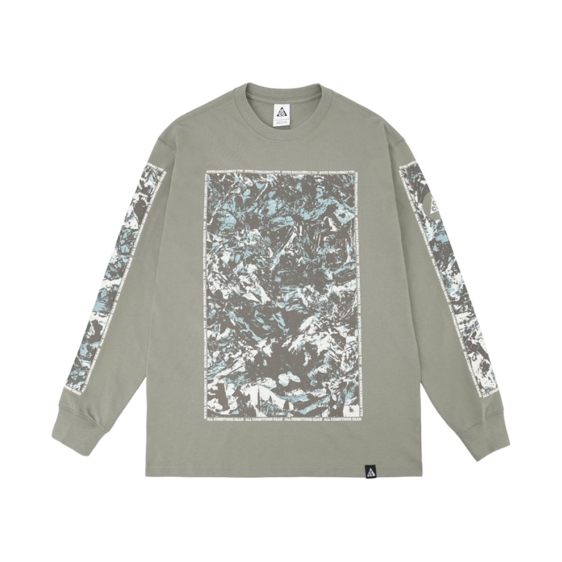 나이키 NRG ACG 케이브 롱슬리브 티셔츠 라이트 아미 - 아시아(Nike NRG ACG Cave Long Sleeve T-Shirt Light Army - Asia) - 1