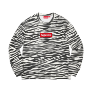 Supreme Box Logo Crewneck Zebra - 22FW