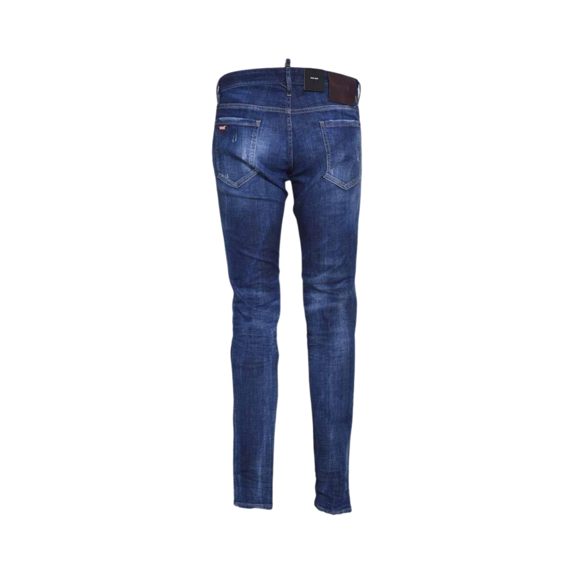 디스퀘어드2 슬림핏 디스트레스드 피니쉬 진 블루(Dsquared2 Slim Fit Distressed Finish Jeans Blue) - 2