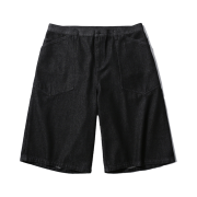 [SS25] moif Wide M35 Shorts Black Denim
