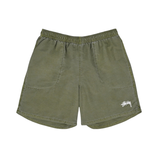 Stussy Stock Water Pigment Short Olive