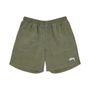 Stussy Stock Water Pigment Short Olive